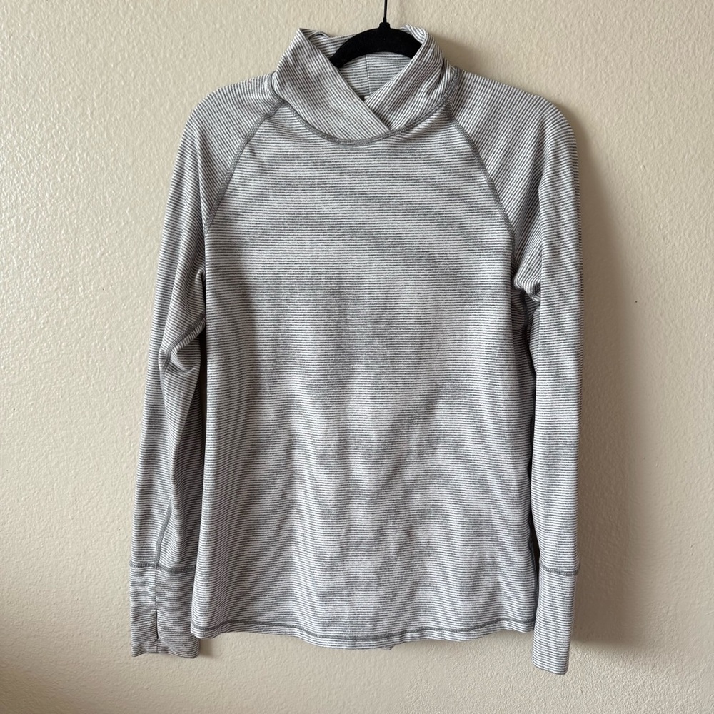 lululemon athletica Gray Cowl Neck top